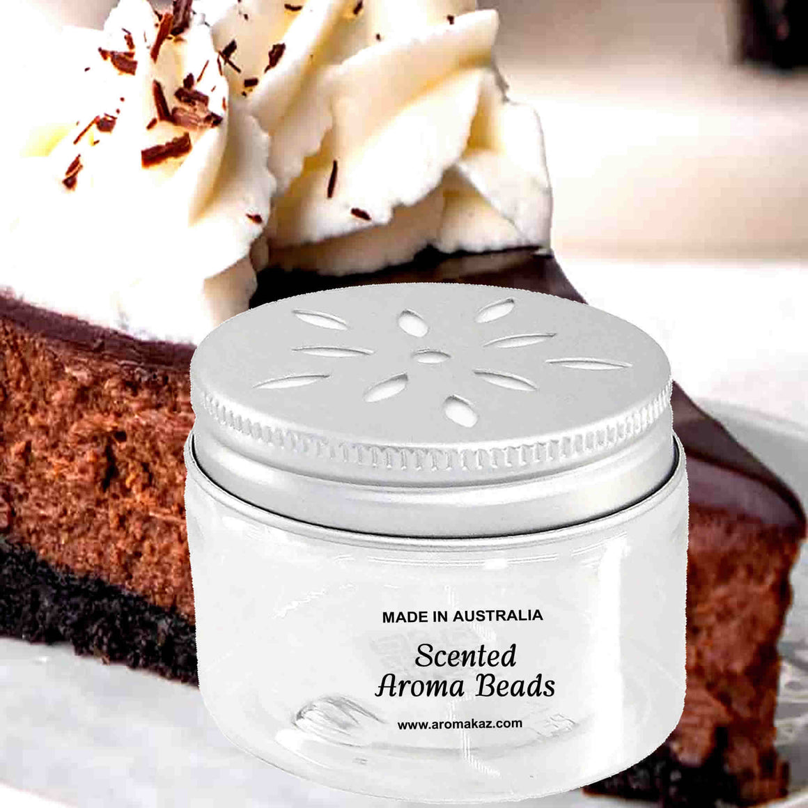 Chocolate Cheesecake Air Freshener Aroma Beads - Room, Car, Pantry, Pet Areas, Linen