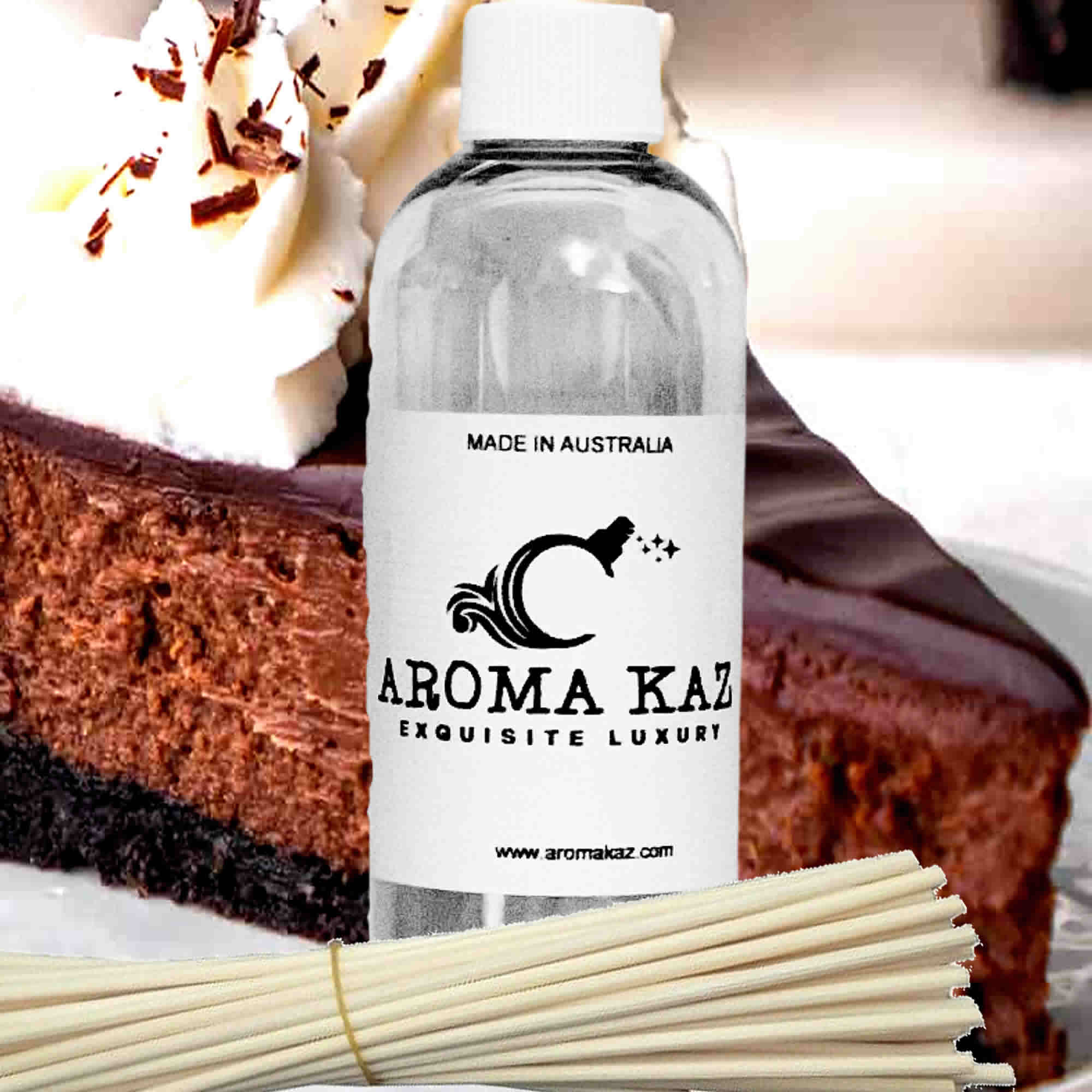 Chocolate Cheesecake Diffuser Fragrance Oil with Reeds – Vegan Cruelty-Free Home Aroma