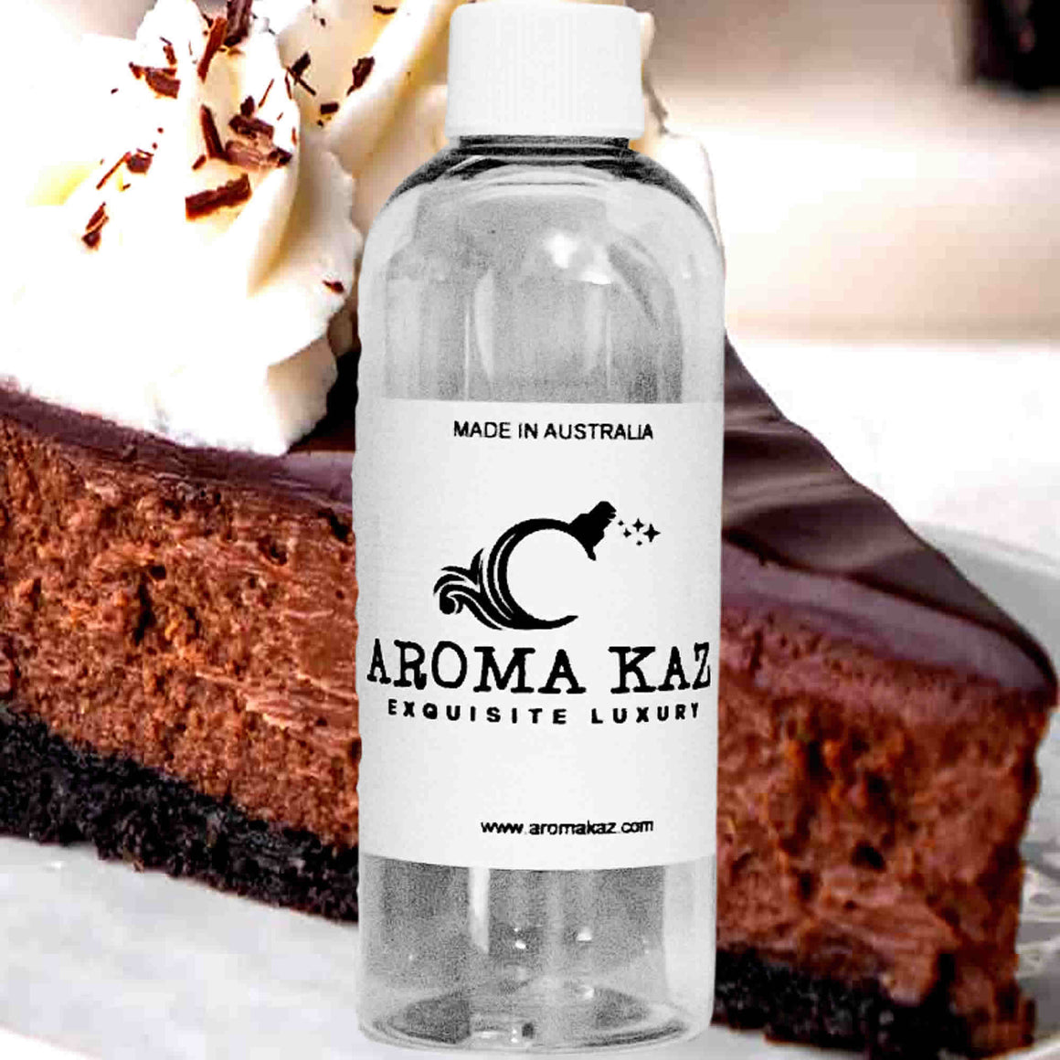 Chocolate Cheesecake fragrance oil for candle making, soap making and perfume blending – vegan, cruelty-free featuring creamy chocolate cheesecake aroma, handmade in Australia