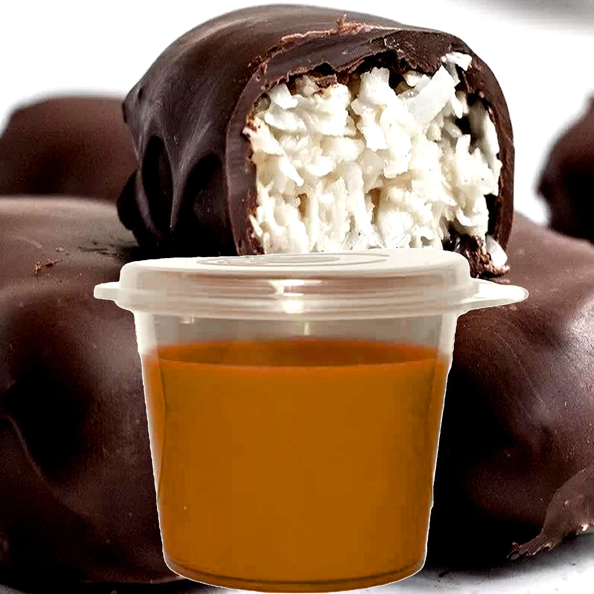 Chocolate Coconut eco soy wax melts – vegan, cruelty-free featuring tropical coconut blended with rich chocolate, handmade in Australia.