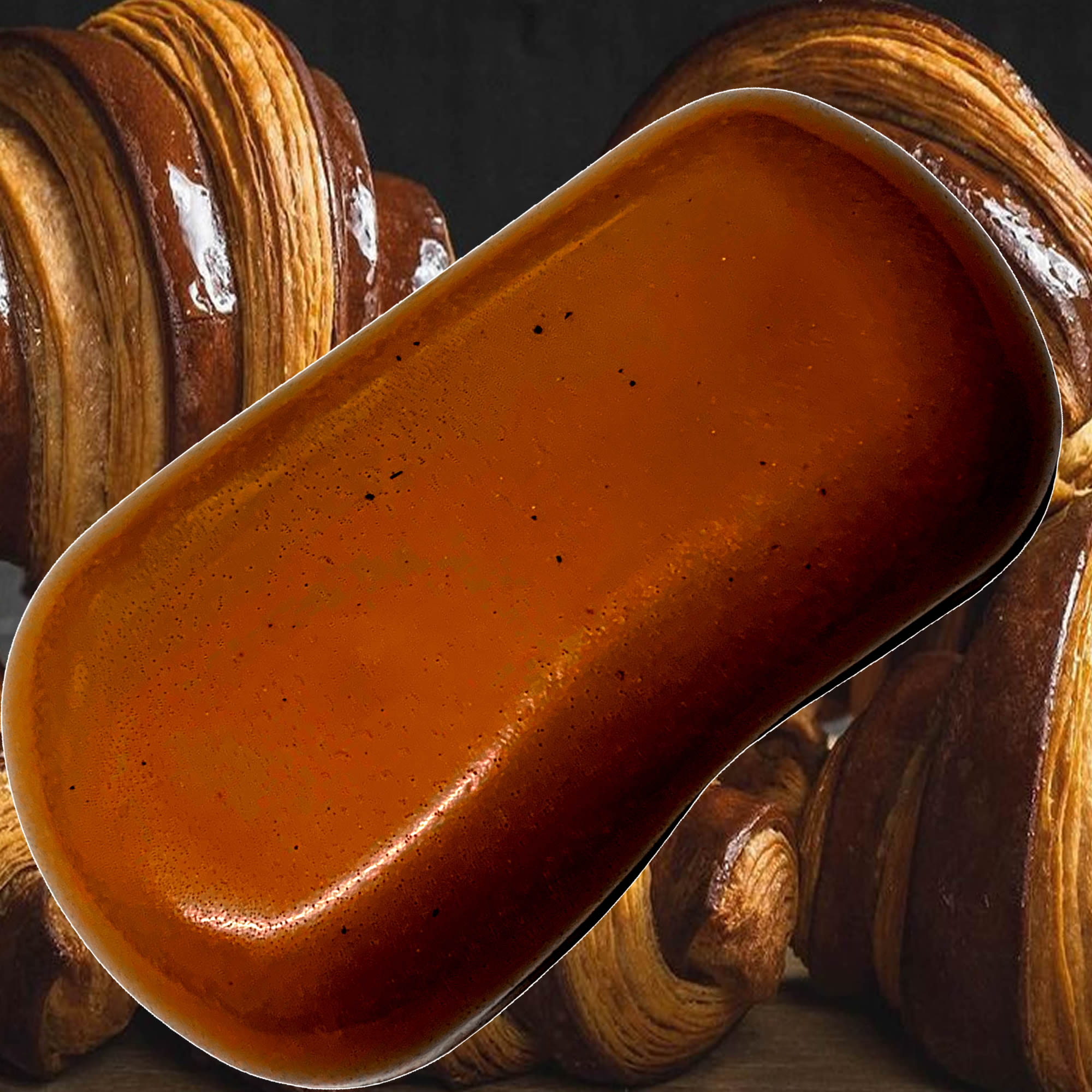 Chocolate Croissants Vegan Soap Bars Plant-Based Cruelty-Free Handcrafted