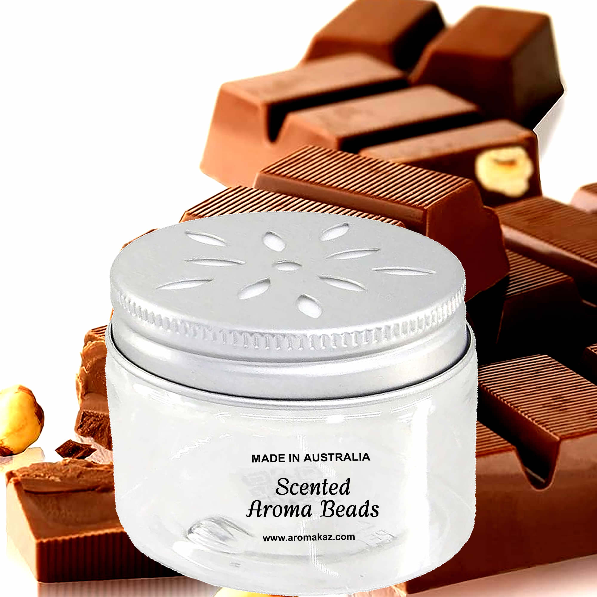 Chocolate Hazelnut Air Freshener Aroma Beads - Room, Car, Pantry, Pet Areas, Linen