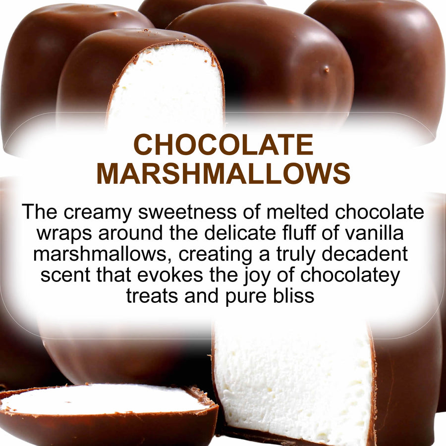 Chocolate Marshmallows Eco Soy Votive Candles – Clean Burn, Plant-Based, Vegan & Pet Safe