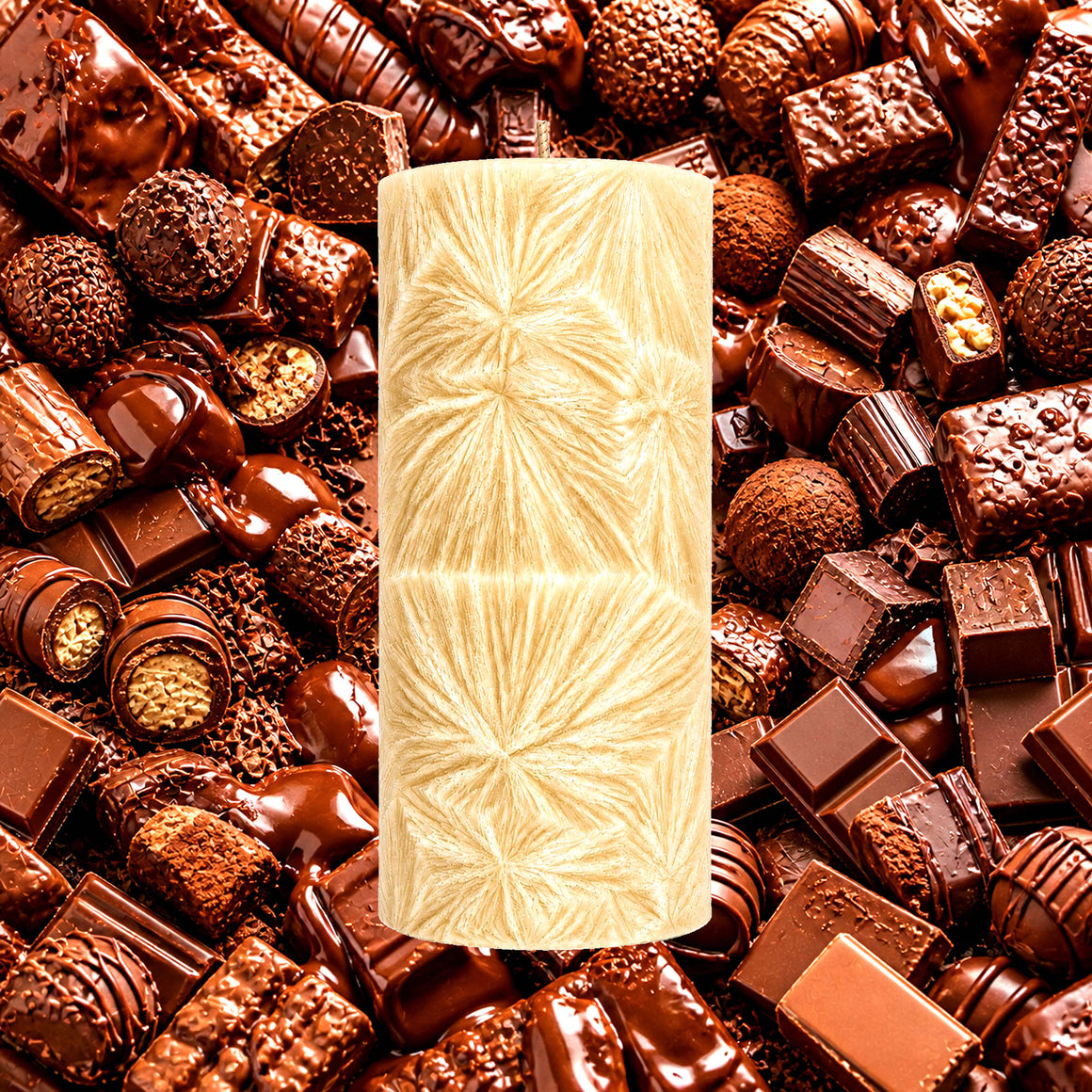 Chocolate Pillar Candle