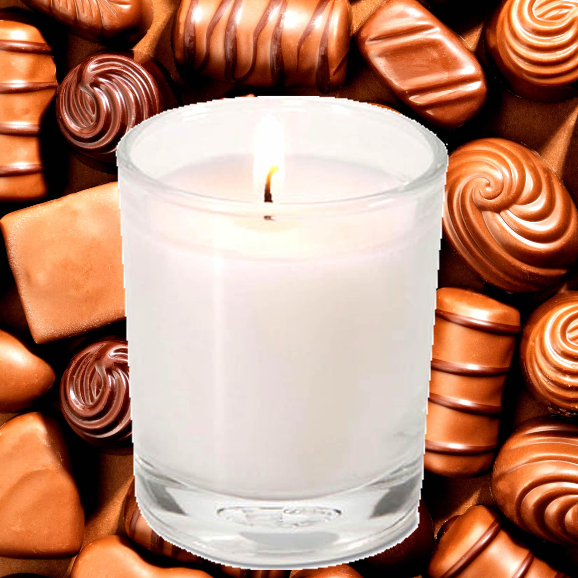 Chocolate Eco Soy Votive Candles – Clean Burn, Plant-Based, Vegan & Pet Safe