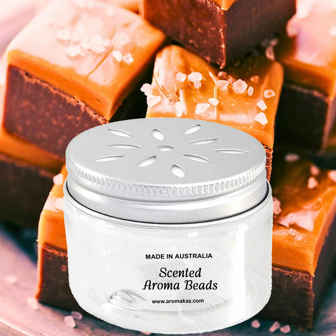 Chocolate Caramel Fudge Air Freshener Aroma Beads - Room, Car, Pantry, Pet Areas, Linen