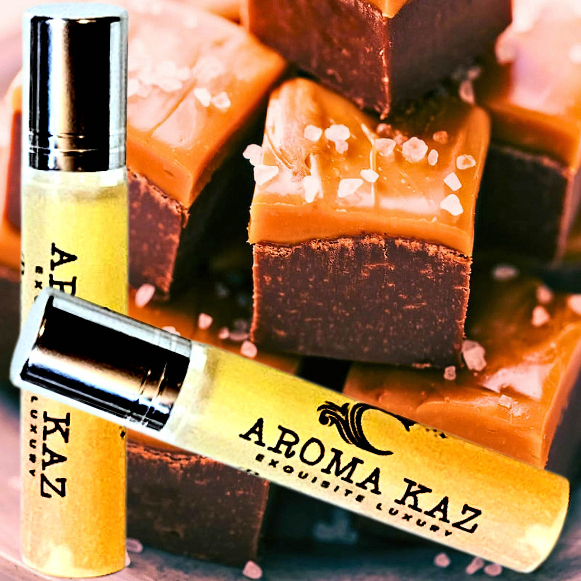 Chocolate Caramel Fudge Roll-On Perfume Plant-Based Vegan Cruelty Free