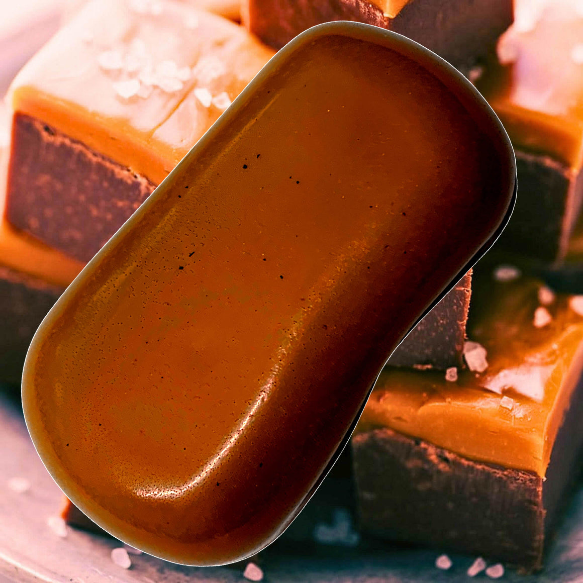 Chocolate Caramel Fudge Vegan Soap Bars Plant-Based Cruelty-Free Handcrafted