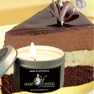 Chocolate Cream Cheesecake Scented Eco Soy Tin Candles