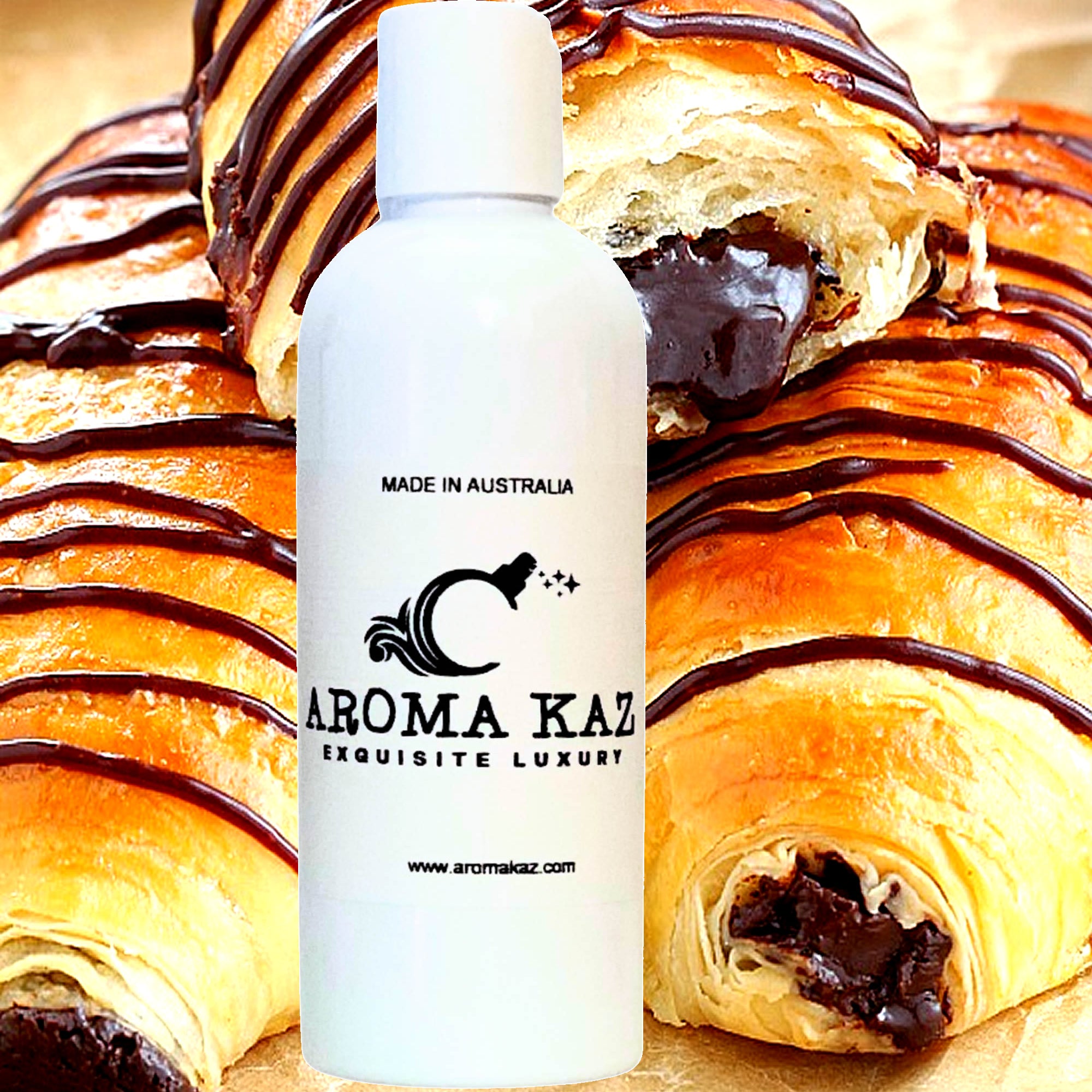 Chocolate Croissants Bath/Body/Massage Oil Vegan Plant-Based Moisturiser
