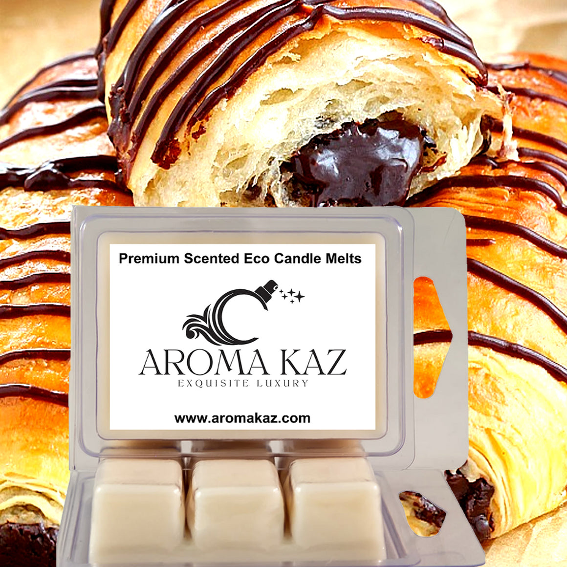 Chocolate Croissants Soy Wax Melts – Hand-Poured, Plant-Based & Vegan
