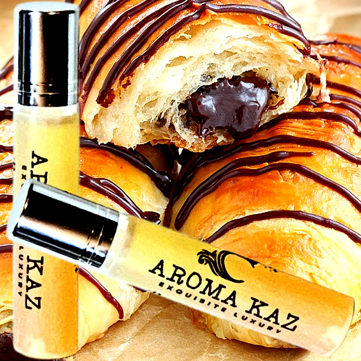Chocolate Croissants Roll-On Perfume Plant-Based Vegan Cruelty Free
