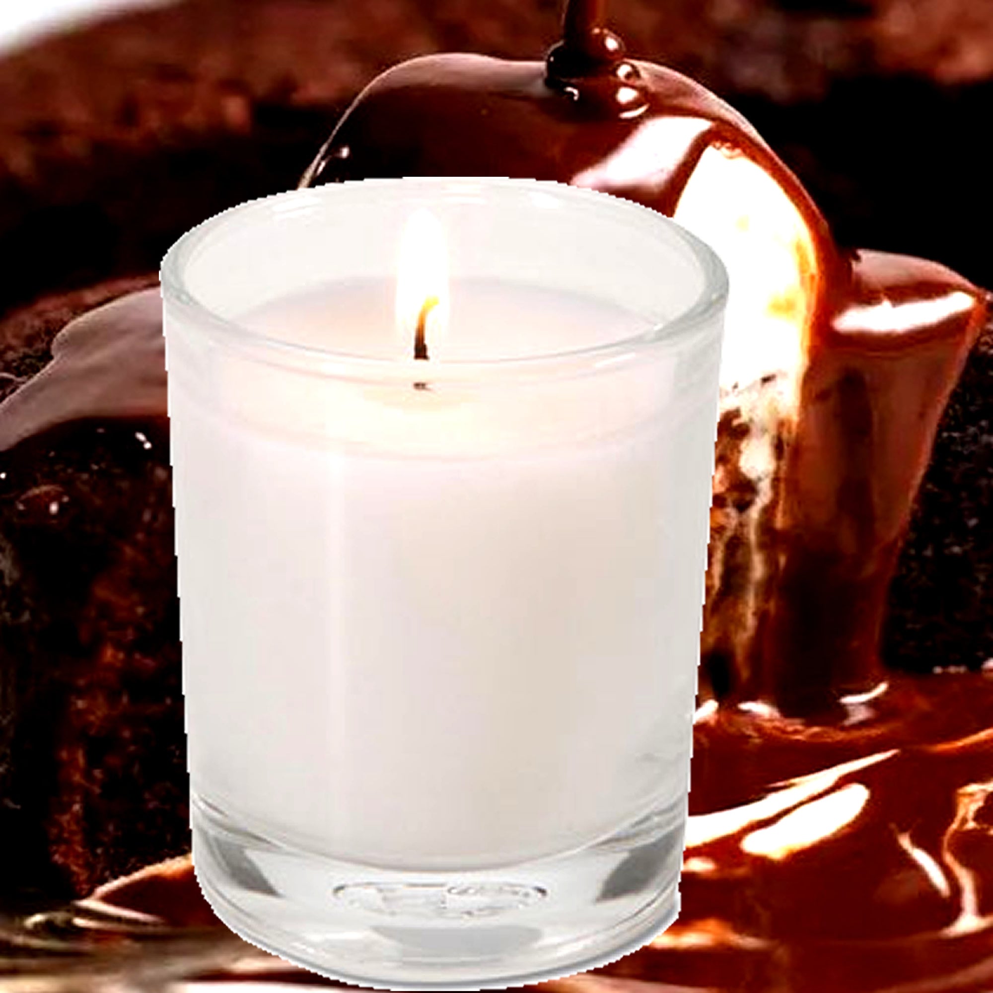 Chocolate Marshmallows Eco Soy Votive Candles – Clean Burn, Plant-Based, Vegan & Pet Safe