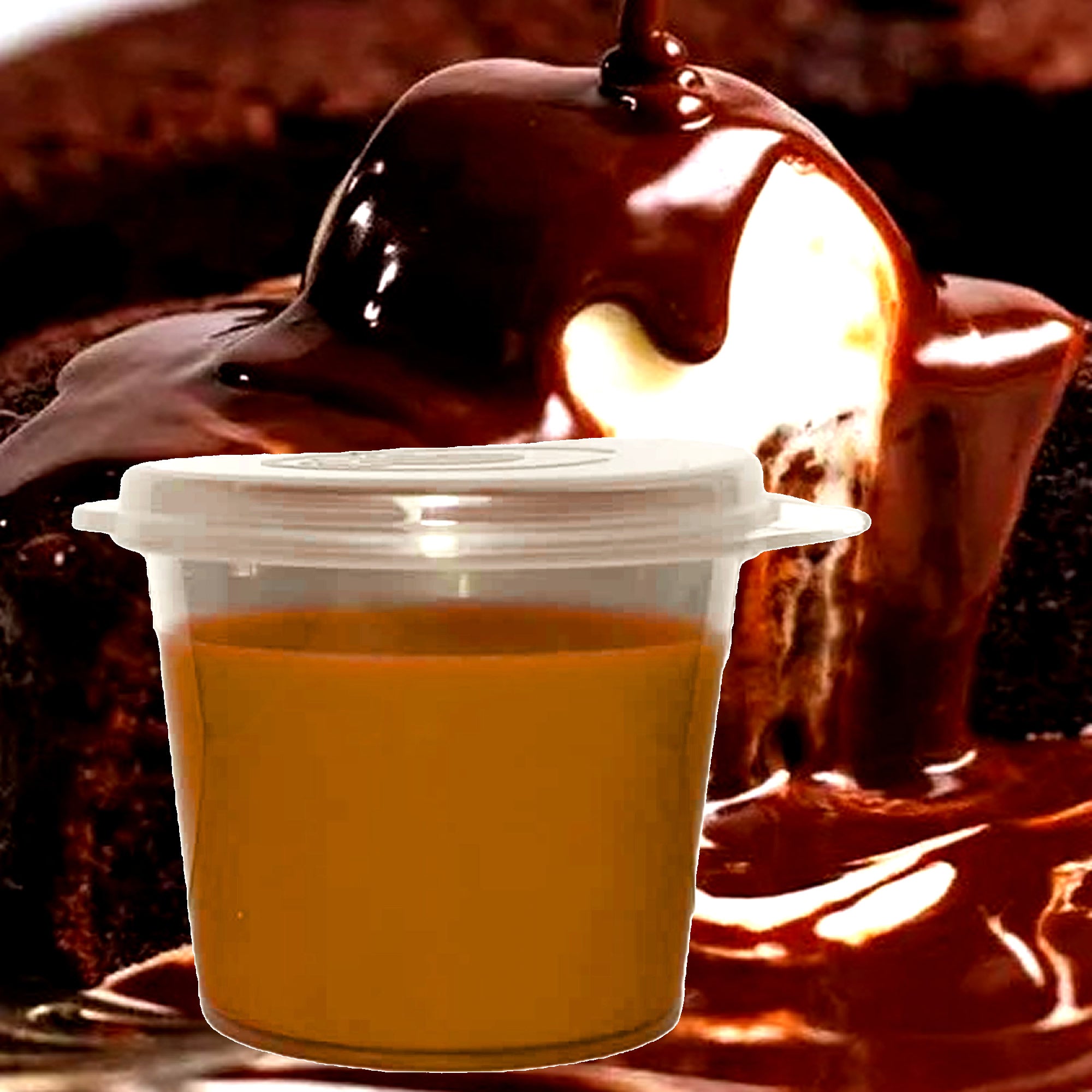 Chocolate Marshmallows Soy Candle Melt Shot Pots – Plant-Based, Vegan, Cruelty-Free, Hand-Poured