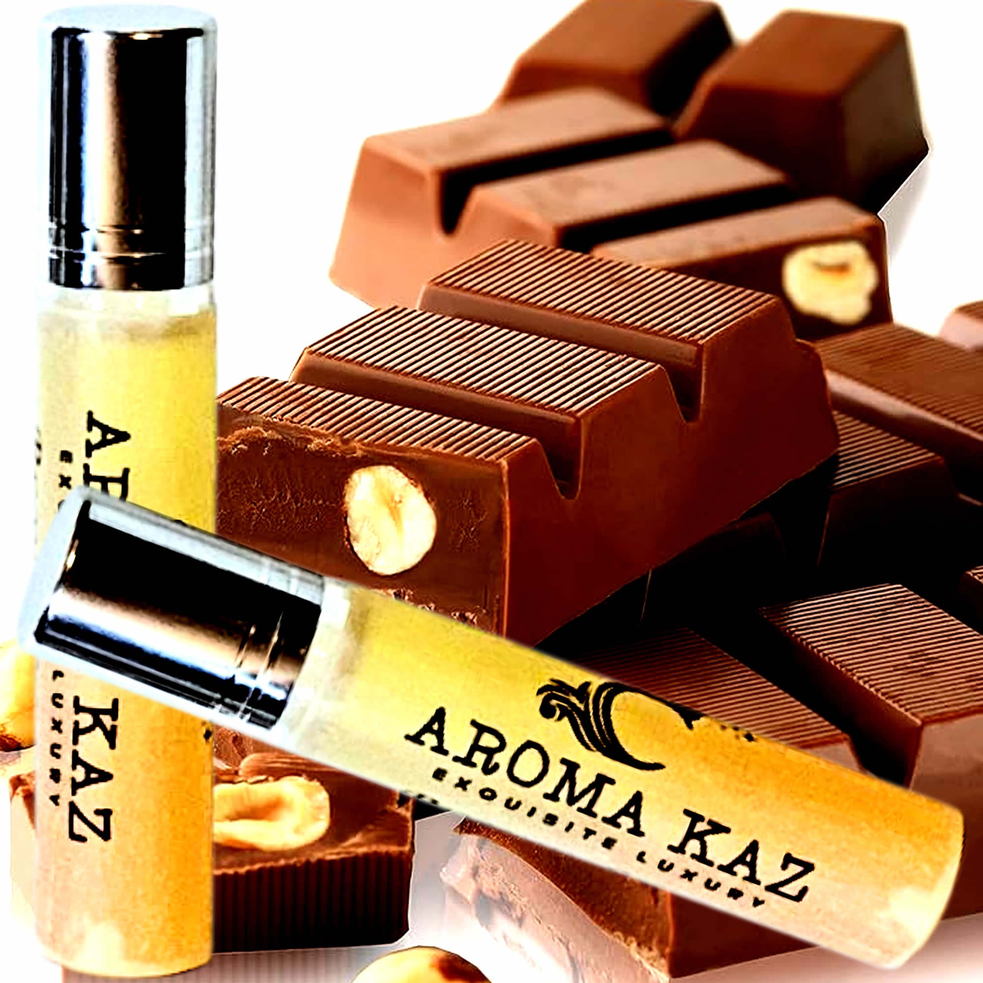 Chocolate Hazelnut Roll-On Perfume Plant-Based Vegan Cruelty Free