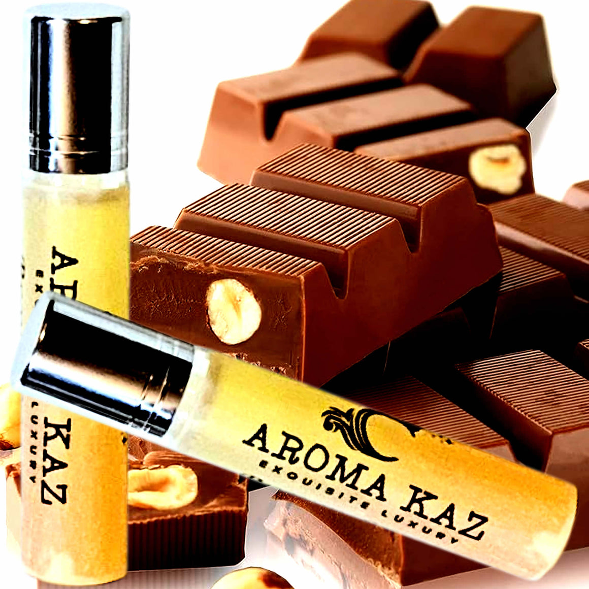 Chocolate Hazelnut Roll-On Perfume Plant-Based Vegan Cruelty Free