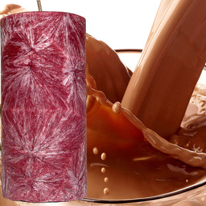 Chocolate Milkshake Scented Palm Wax Pillar Candle
