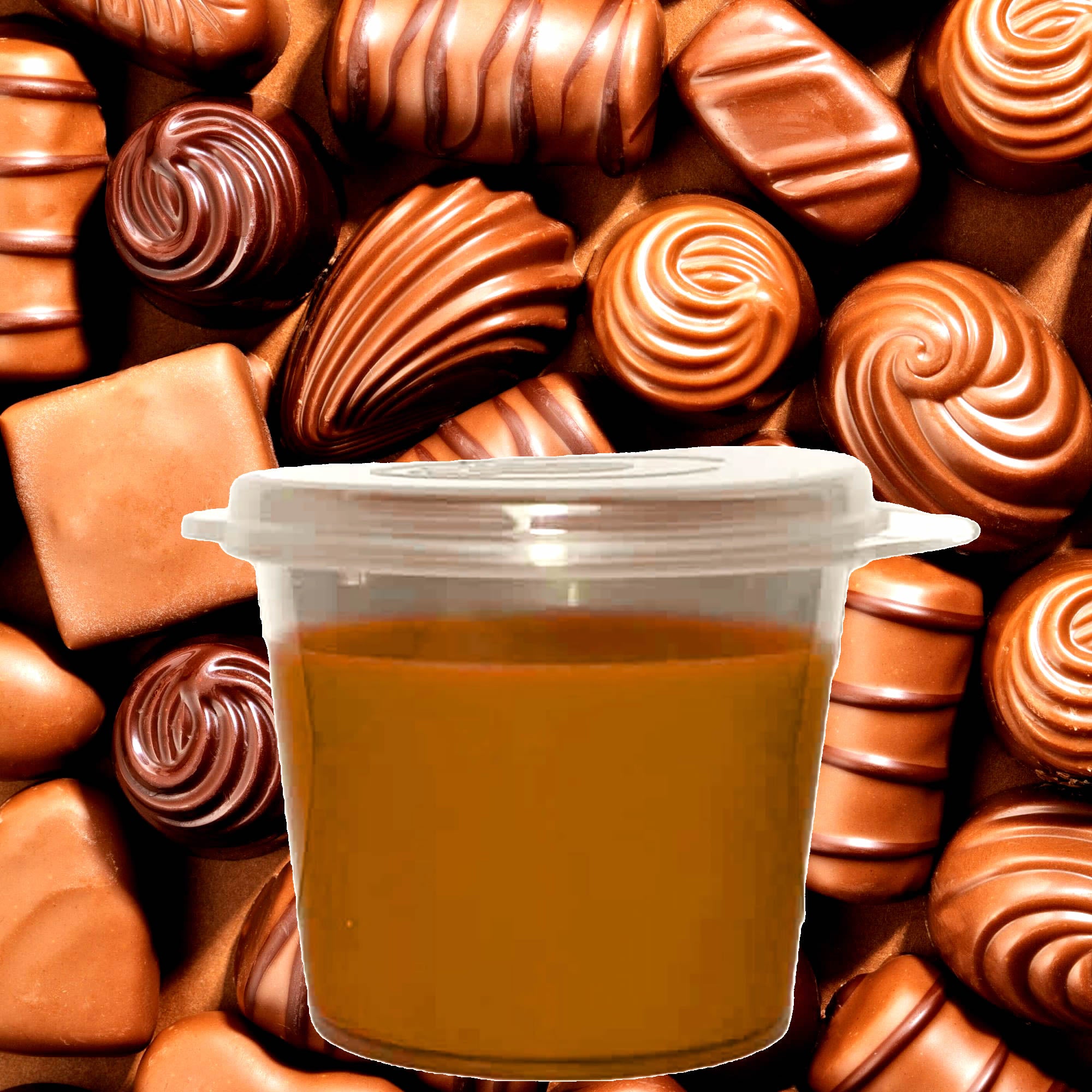 Chocolate Soy Candle Melt Shot Pots – Plant-Based, Vegan, Cruelty-Free, Hand-Poured