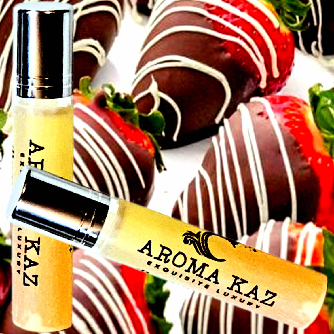 Chocolate Strawberries Roll-On Perfume Plant-Based Vegan Cruelty Free