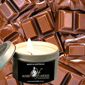 Chocolate Scented Eco Soy Tin Candles