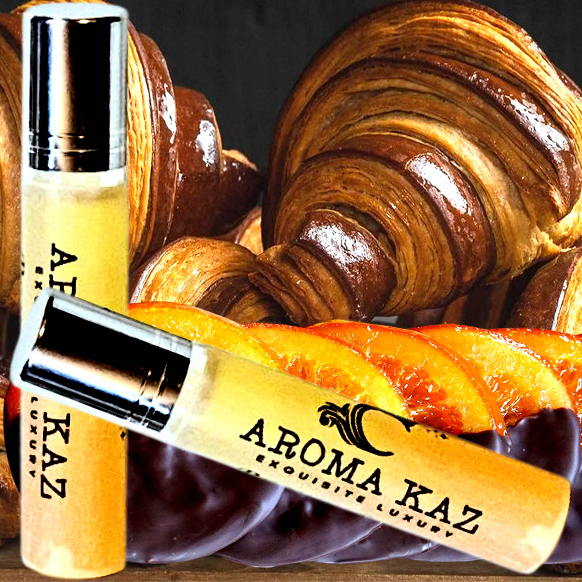Choc Orange Croissants Roll-On Perfume Plant-Based Vegan Cruelty Free