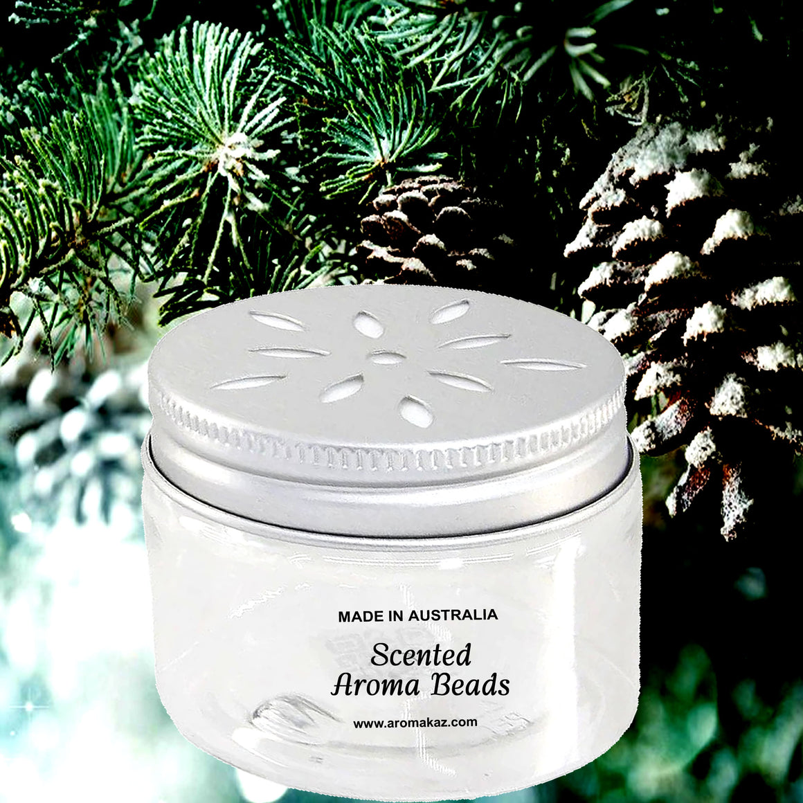 Christmas Balsam Air Freshener Aroma Beads - Room, Car, Pantry, Pet Areas, Linen