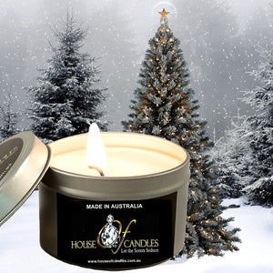 Christmas Balsam Scented Eco Soy Tin Candles