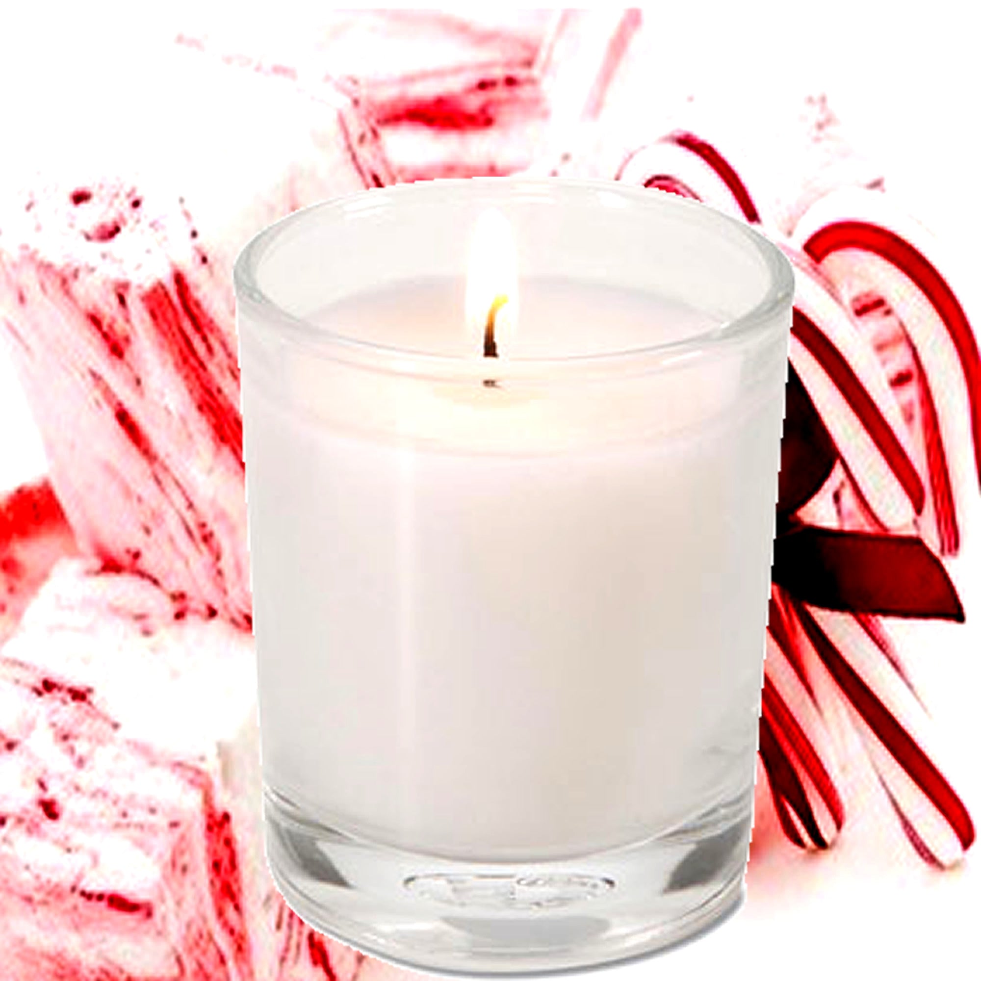 Christmas Marshmallows Eco Soy Votive Candles – Clean Burn, Plant-Based, Vegan & Pet Safe