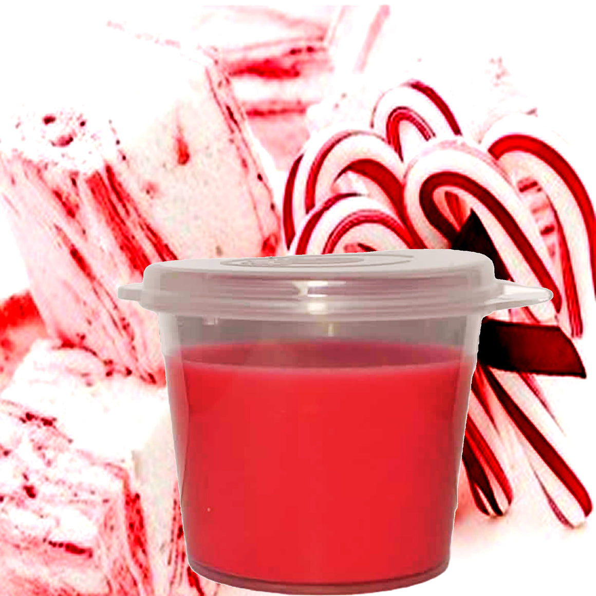 Christmas Marshmallows Soy Candle Melt Shot Pots – Plant-Based, Vegan, Cruelty-Free, Hand-Poured