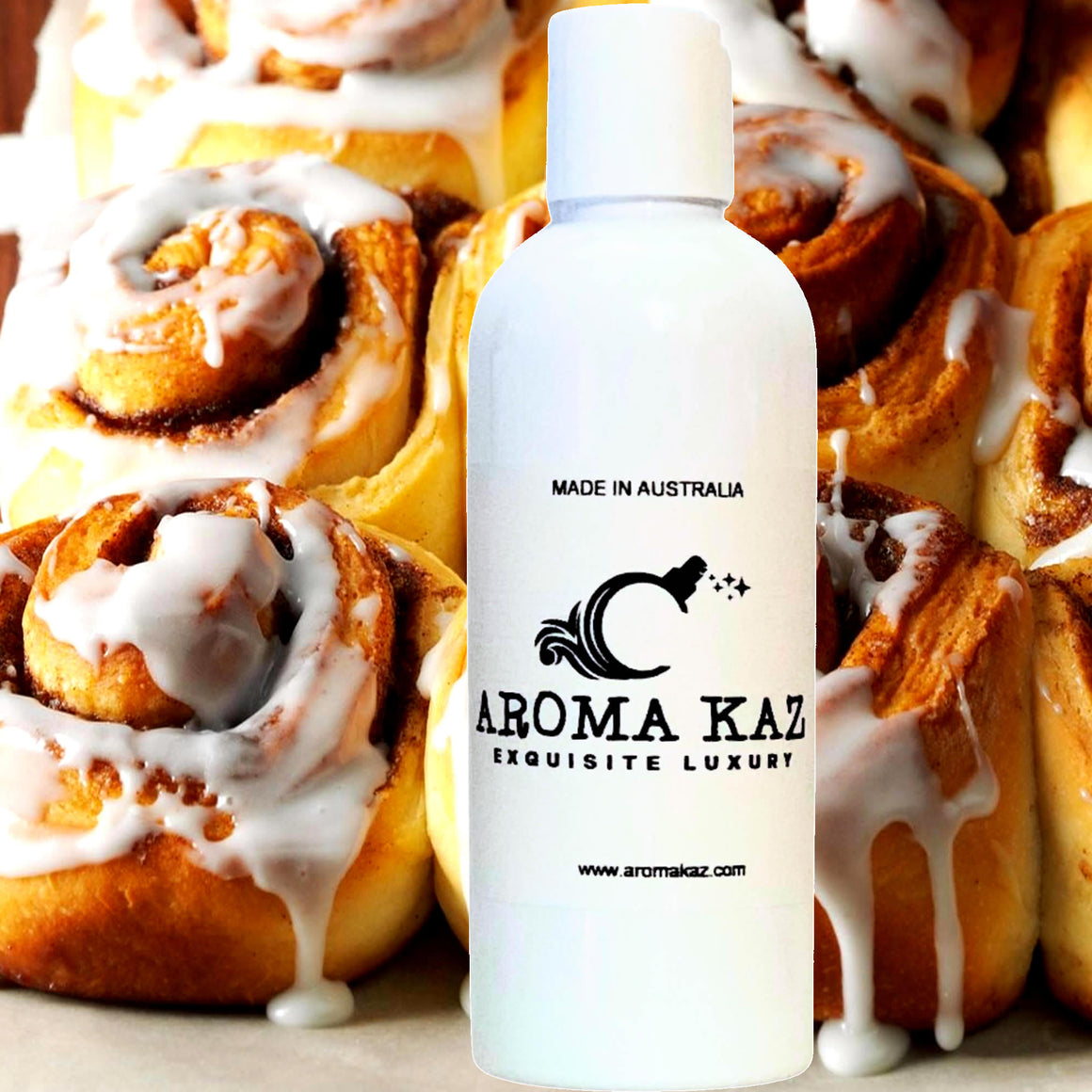 Cinnamon Buns Body Massage Oil – vegan, cruelty-free warm baked cinnamon aroma, handmade in Australia.