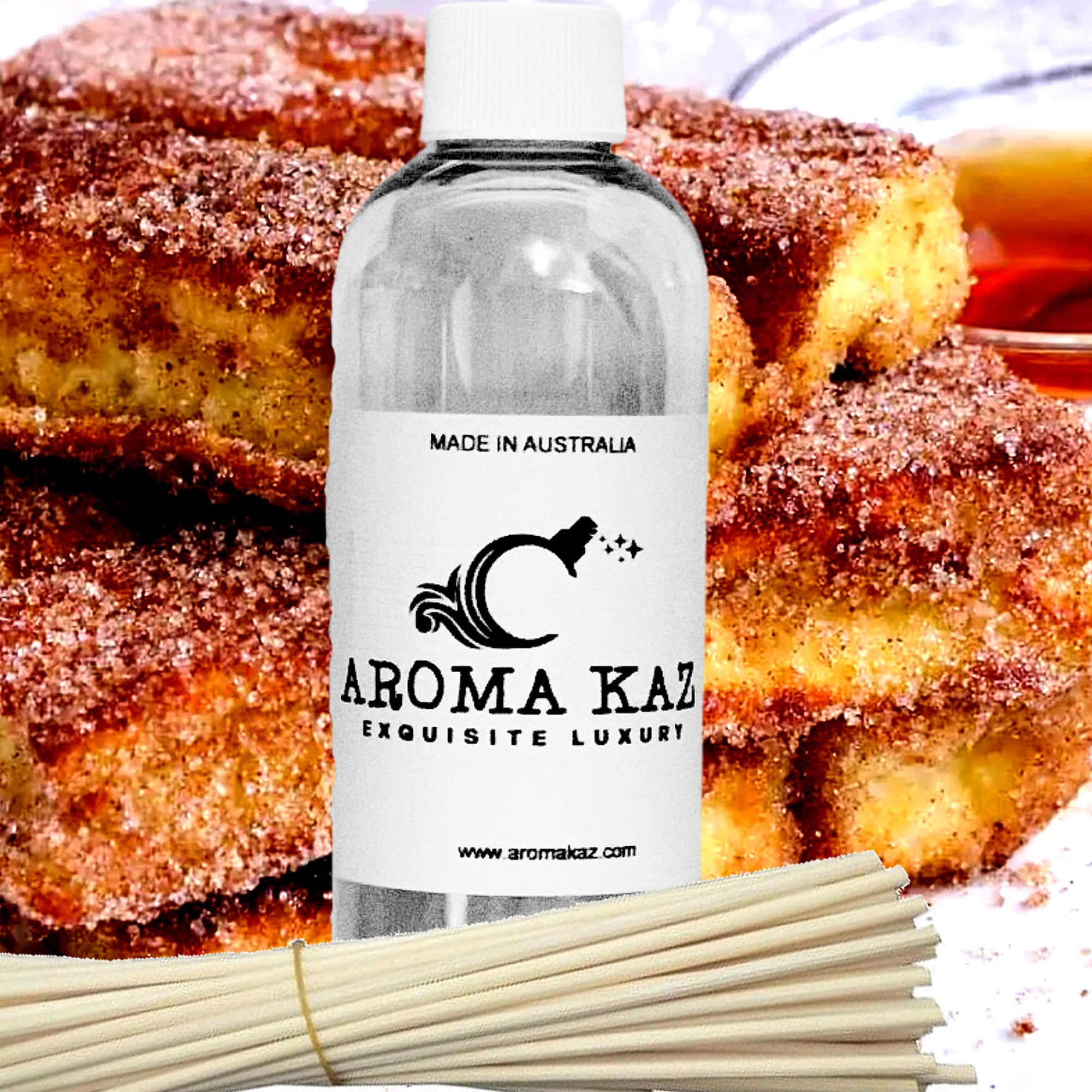 Cinnamon French Toast Diffuser Fragrance Oil with Reeds – Vegan Cruelty-Free Home Aroma