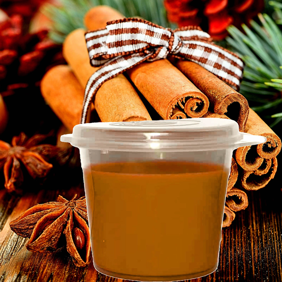 Cinnamon Spice eco soy wax melts – vegan, cruelty-free featuring warm classic cinnamon aroma, handmade in Australia.