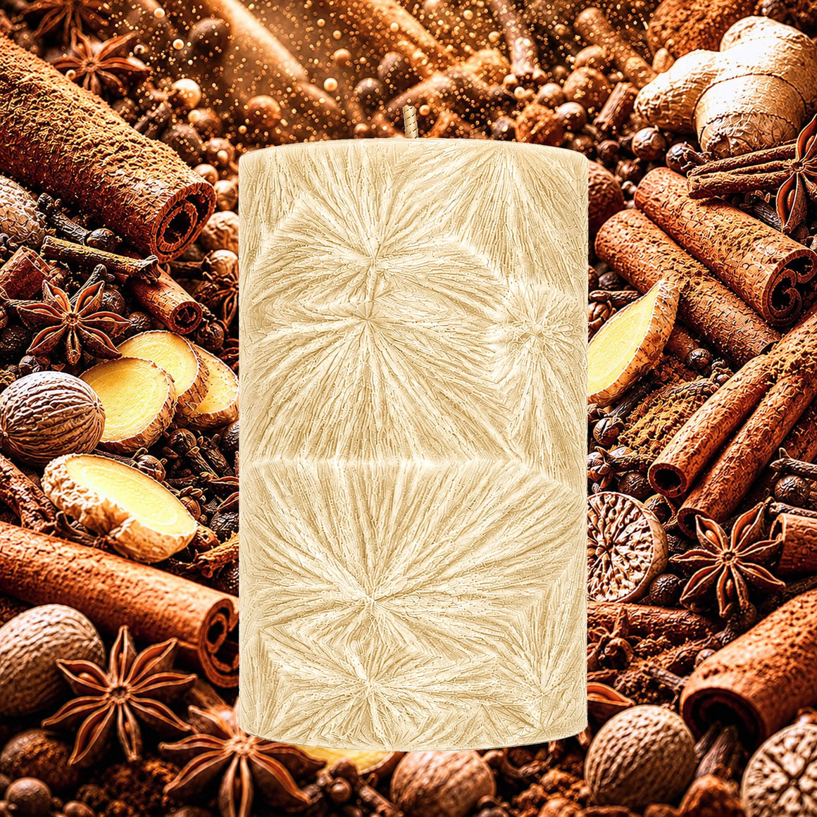 Cinnamon Spice Pillar Candle