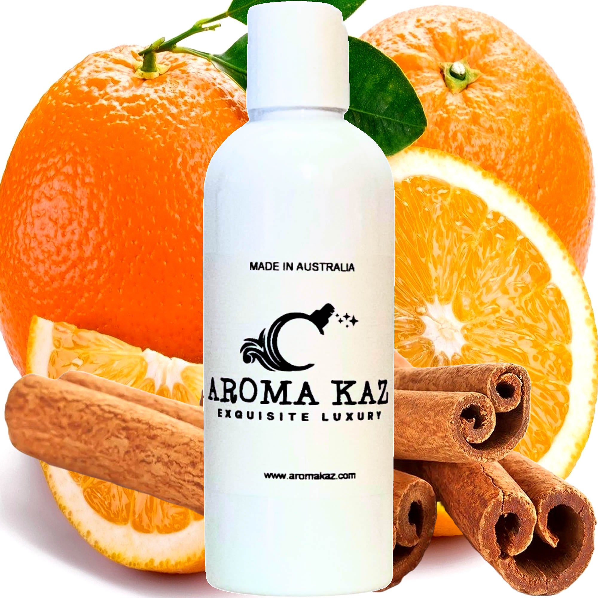 Cinnamon & Sweet Orange Bath/Body/Massage Oil Vegan Plant-Based Moisturiser