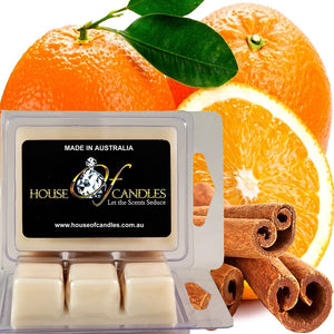 Cinnamon & Sweet Orange Eco Soy Candle Wax Melts Clam Packs