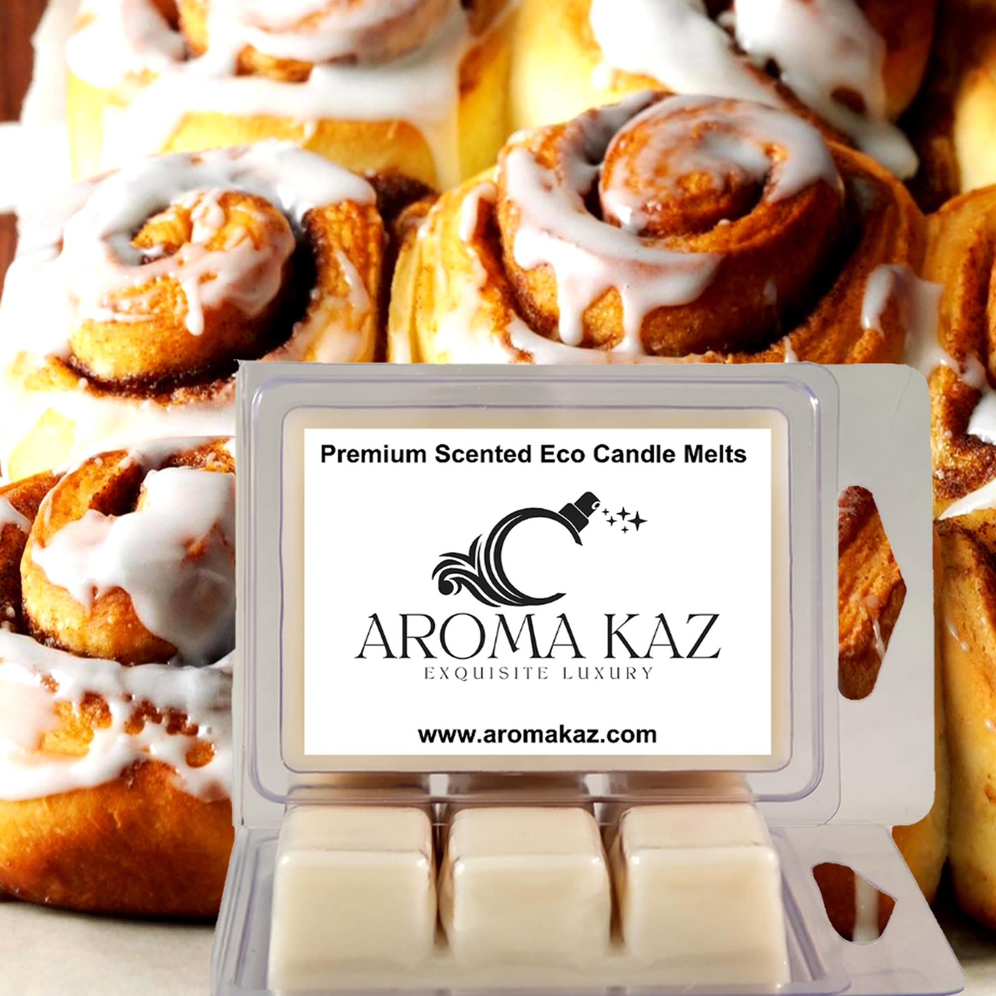 Cinnamon Buns Soy Wax Melts – Hand-Poured, Plant-Based & Vegan