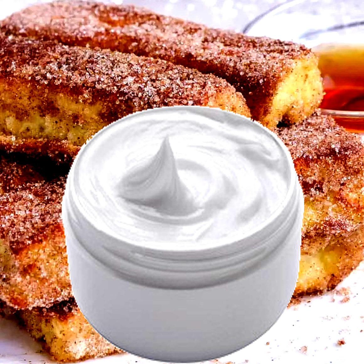 Cinnamon French Toast Hydrating vegan body and hand cream moisturizer. Handmade in Australia, cruelty free, long-lasting fragrance, perfect for all skin types and ideal as a gift for men or women.