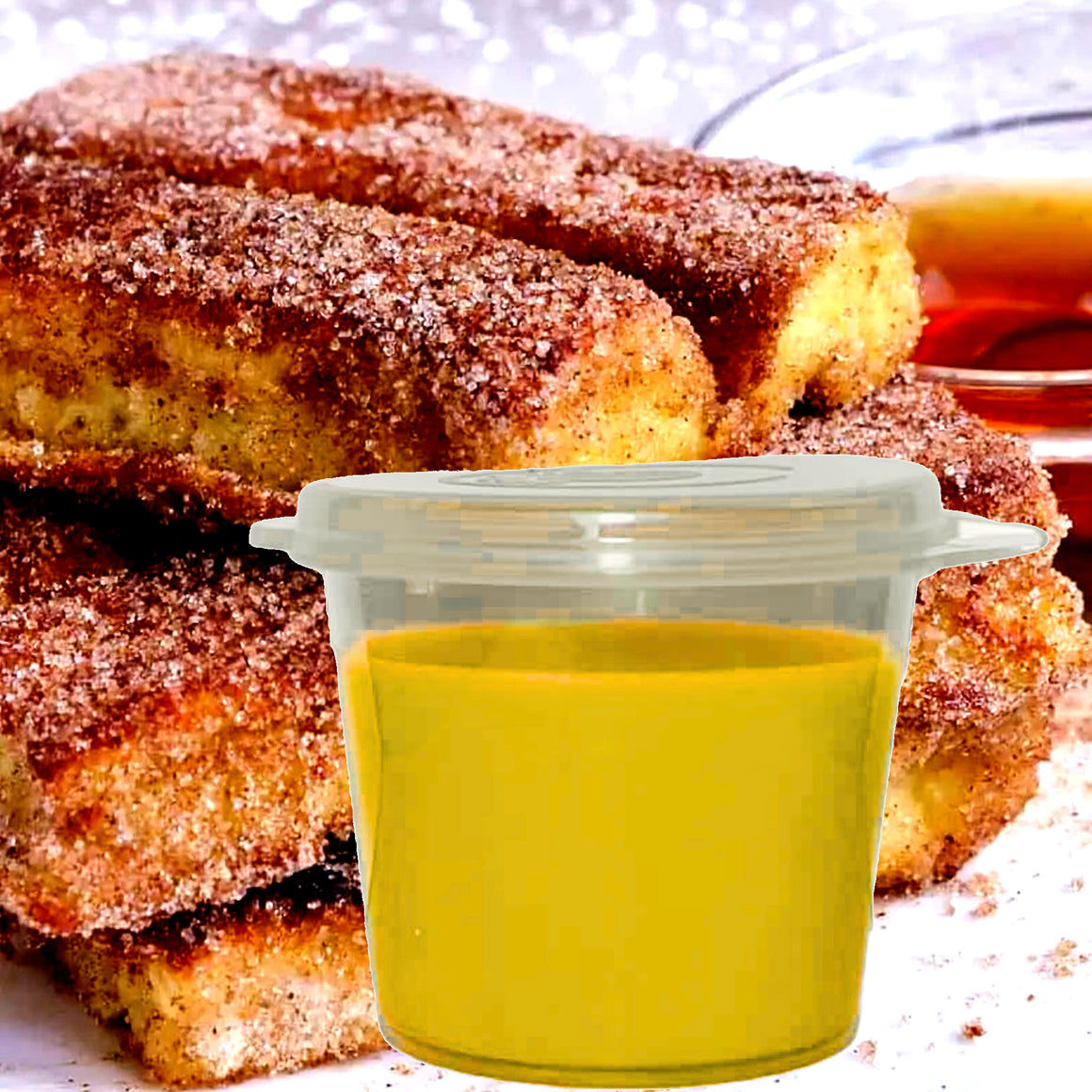 Cinnamon French Toast Soy Candle Melt Shot Pots – Plant-Based, Vegan, Cruelty-Free, Hand-Poured