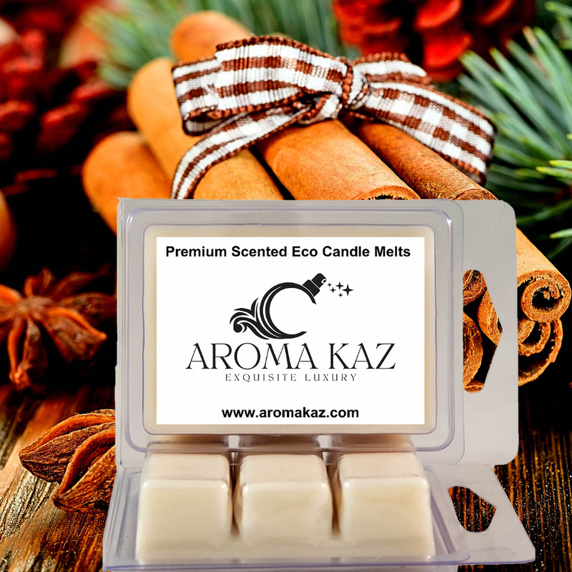 Cinnamon Spice Eco Soy Candle Melts – Vegan, Cruelty-Free, Handmade in Australia – Long-Lasting Fragrance for Oil Burners and Electric Melters