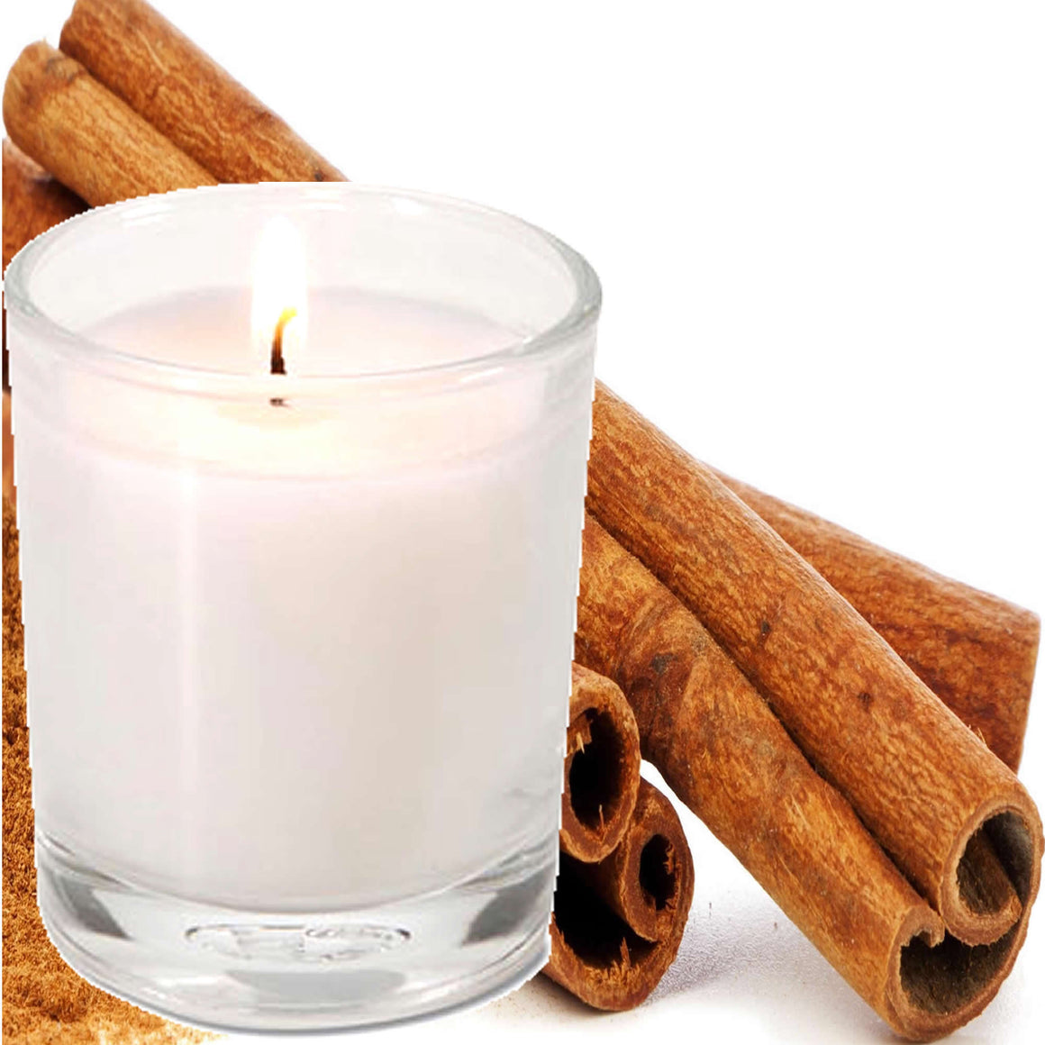 Cinnamon Spice Scented Eco Soy Votive Candles Hand Poured