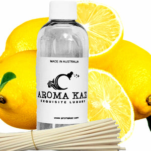 Citrus Lemons Diffuser Fragrance Oil & Reeds