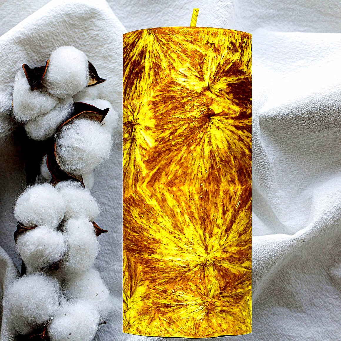 Clean Cotton Pillar Candle – Plant-Based, Eco-Friendly, Vegan, Cruelty Free