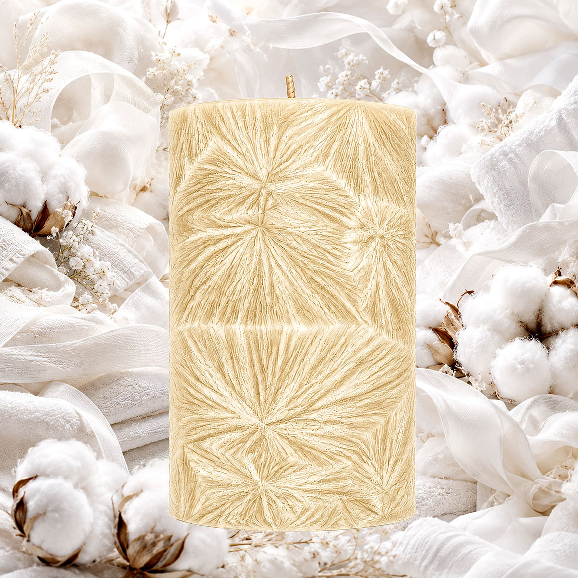 Clean Fresh Linen Pillar Candle