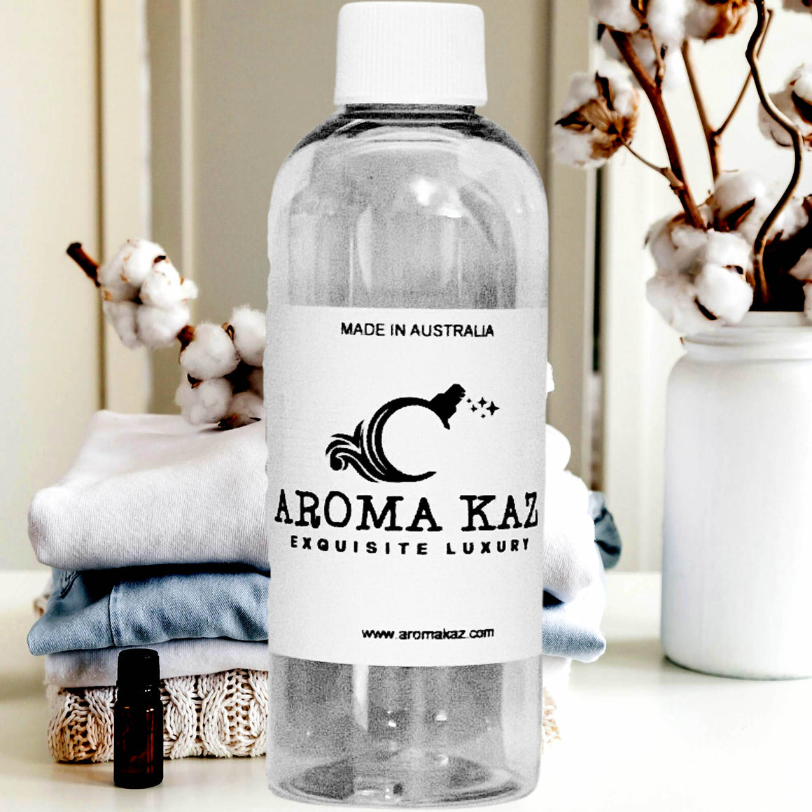 Clean Fresh Linen fragrance oil for candle making, soap making and perfume blending – vegan, cruelty-free featuring soft airy fresh linen fragrance, handmade in Australia.