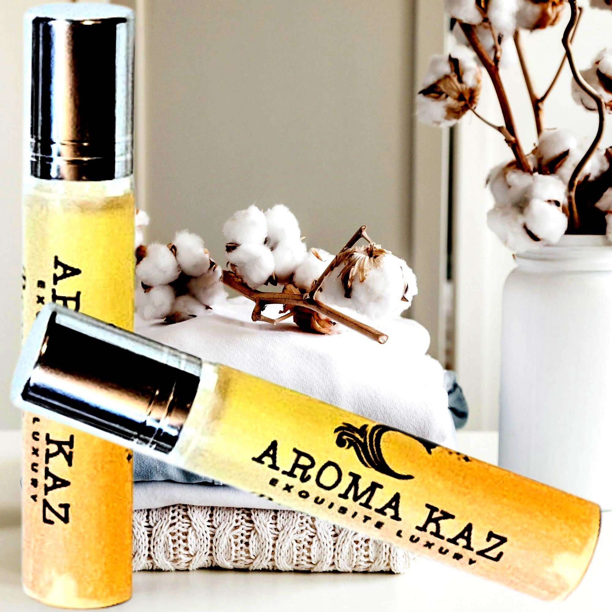 Egyptian Linen Roll-On Fragrance Plant-Based Vegan Cruelty Free