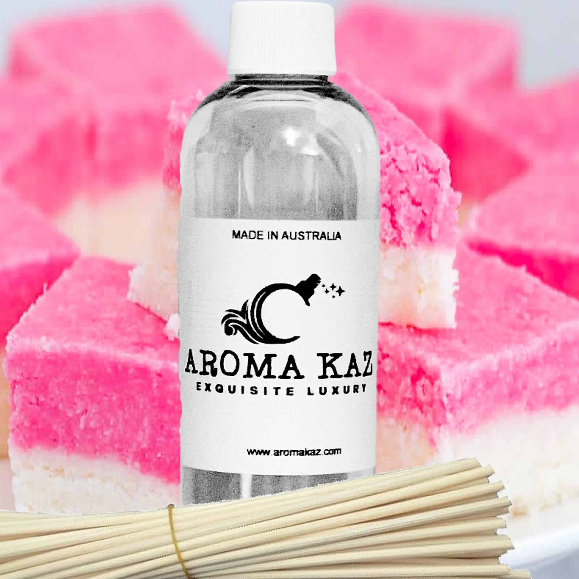 Coconut Ice Diffuser Fragrance Oil with Reeds – Vegan Cruelty-Free Home Aroma