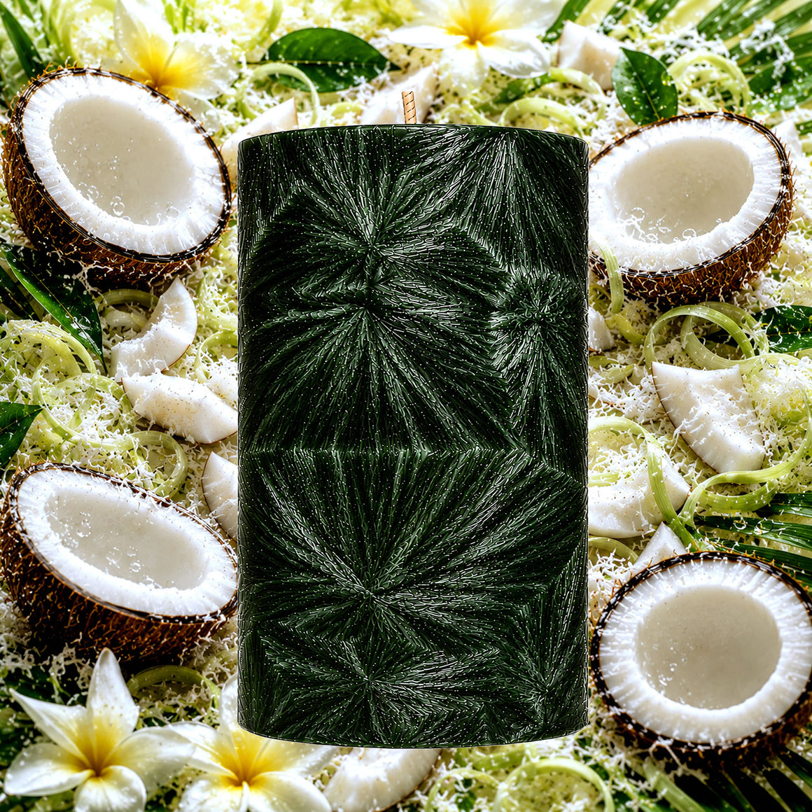Coconut Lemongrass Pillar Candle