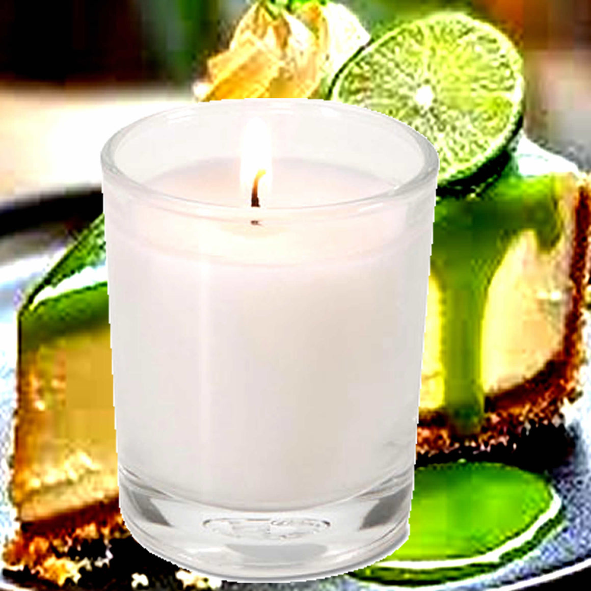 Coconut Lime Cheesecake Eco Soy Votive Candles – Clean Burn, Plant-Based, Vegan & Pet Safe