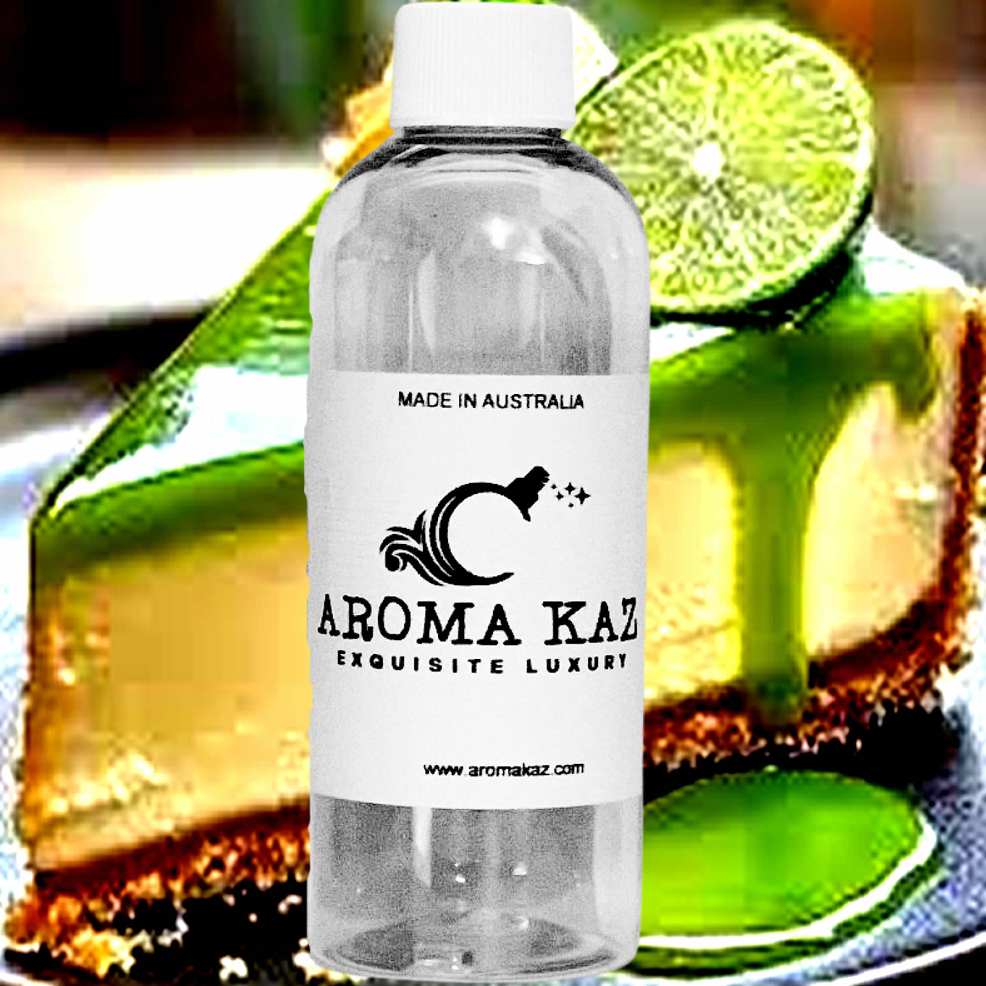 Coconut Lime Cheesecake fragrance oil for candle making, soap making and perfume blending – vegan, cruelty-free featuring creamy lime and coconut dessert aroma, handmade in Australia.