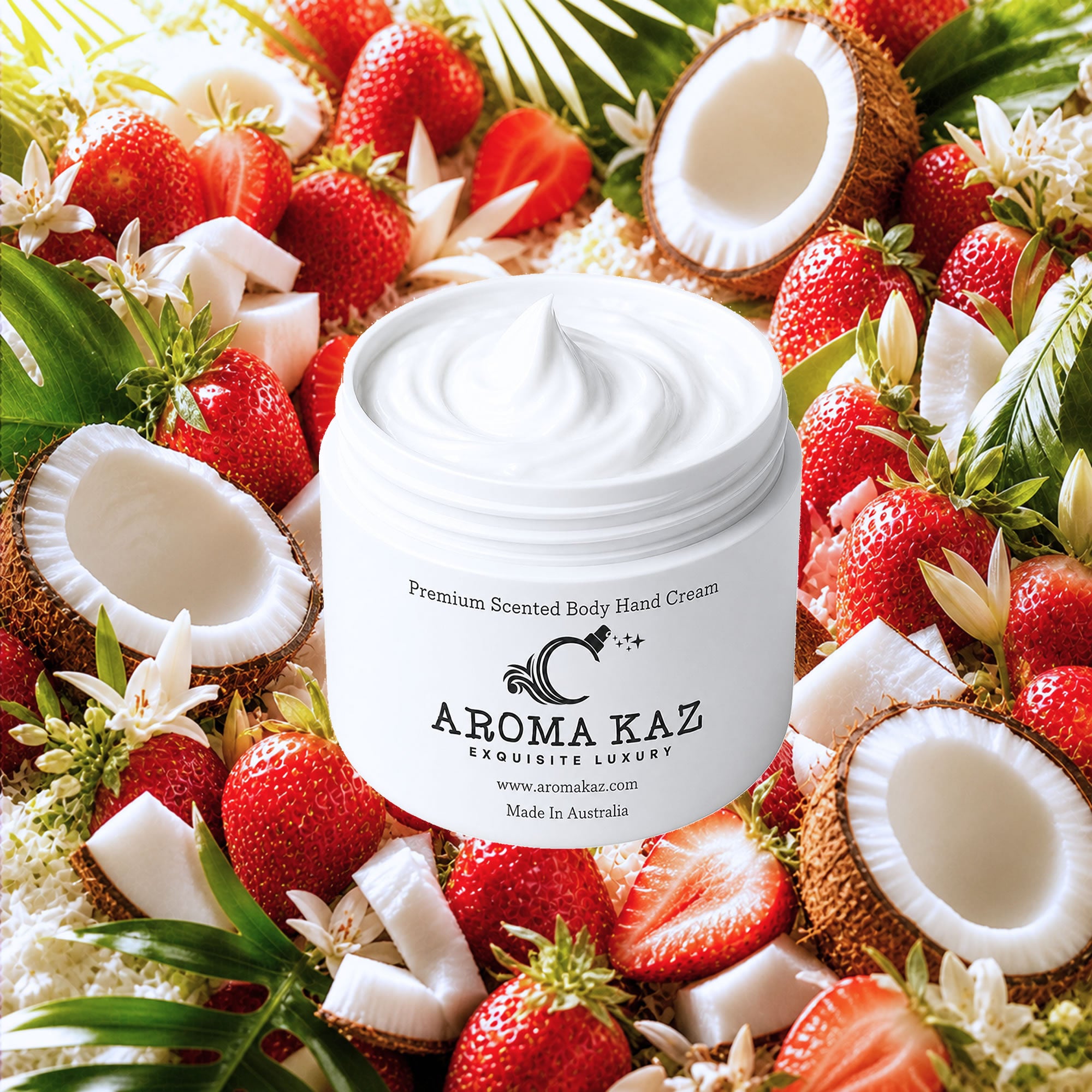 Coconut Strawberry Body & Hand Cream